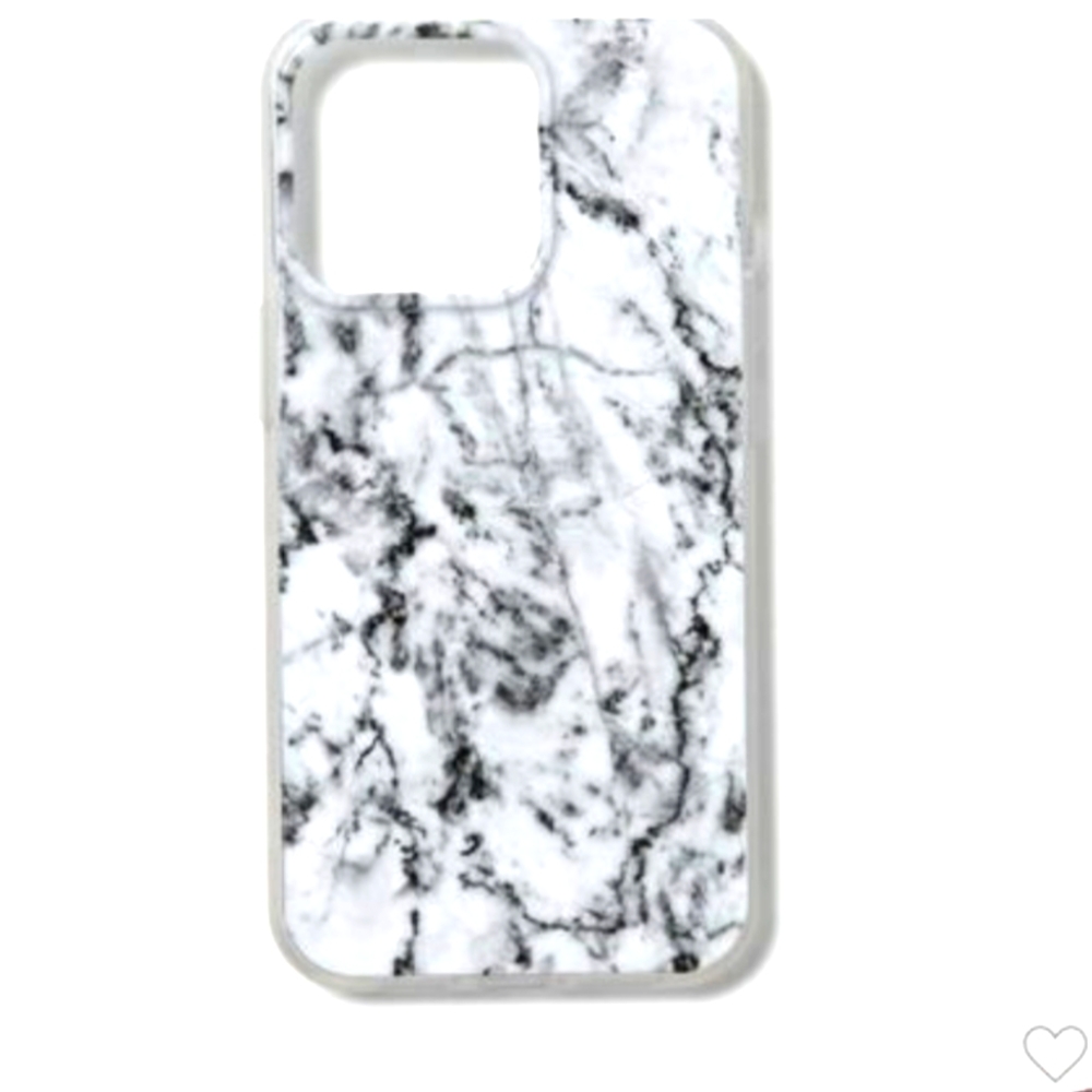 Apple iPhone 13 Pro Phone Case MagSafe Antimicrobial Heyday White Marble